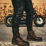 Bottes Moto Femme Hellcat Mocha Trip Machine