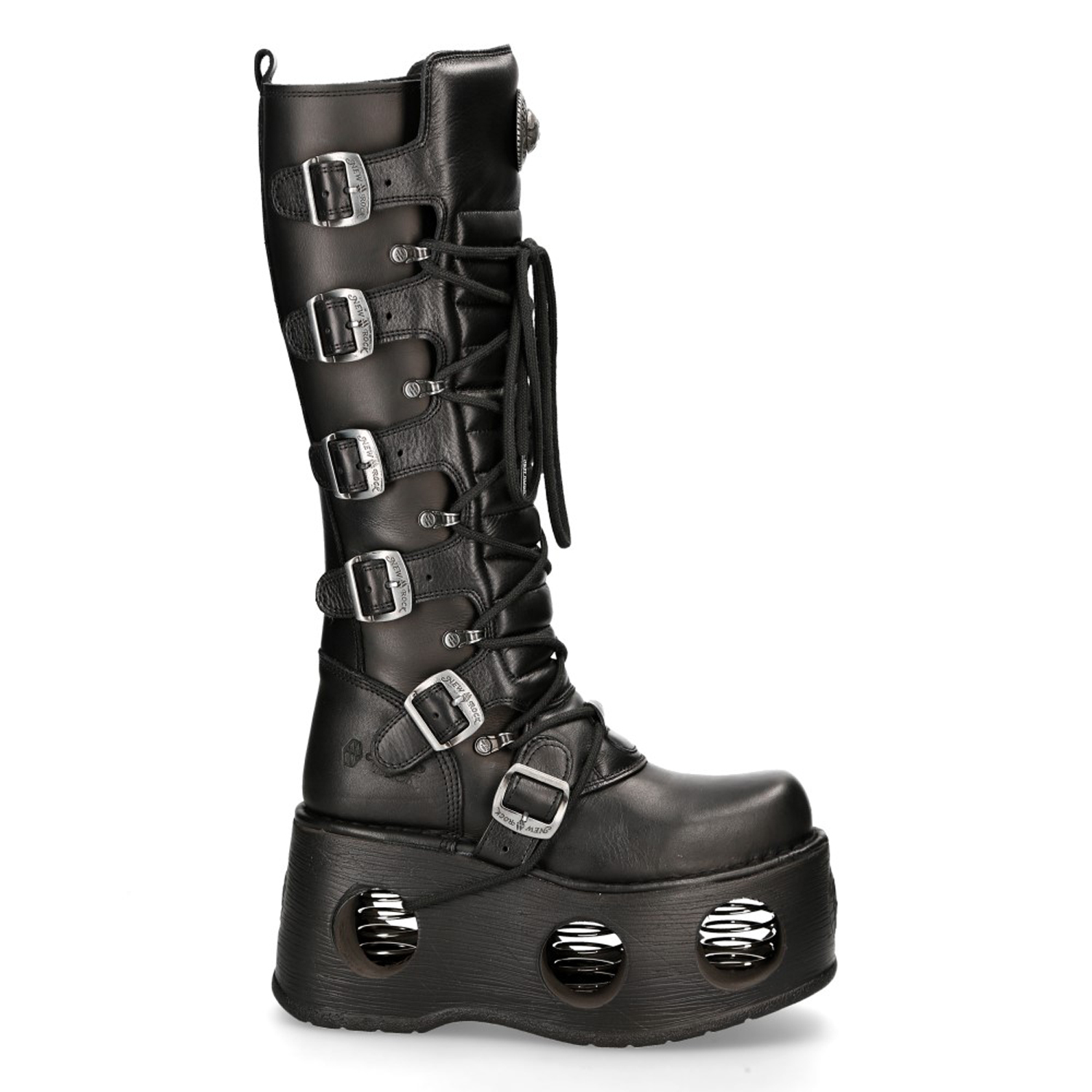 bottes-plateforme-131oeg-1.jpg Bottes Plateformes Hautes New Rock Metallic Noires M.272 S2 • The Dark Store™ – Image 1