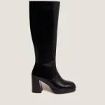 Bottes à plateformes en cuir noir | VENDOME | Jonak