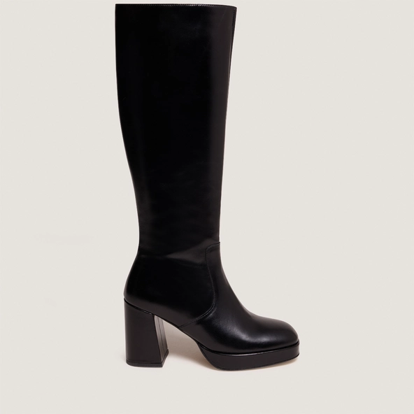 bottes-plateforme-930uqz.webp Bottes à plateformes en cuir noir | VENDOME | Jonak – Image 1