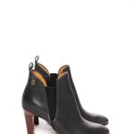 Boutique CHLOE Bottines à talon PIPER low boots en cuir noir Px boutique 640€ Taille 36,5