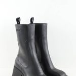 Bottes en cuir noires