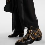 Bottines Susanna en cuir à clous