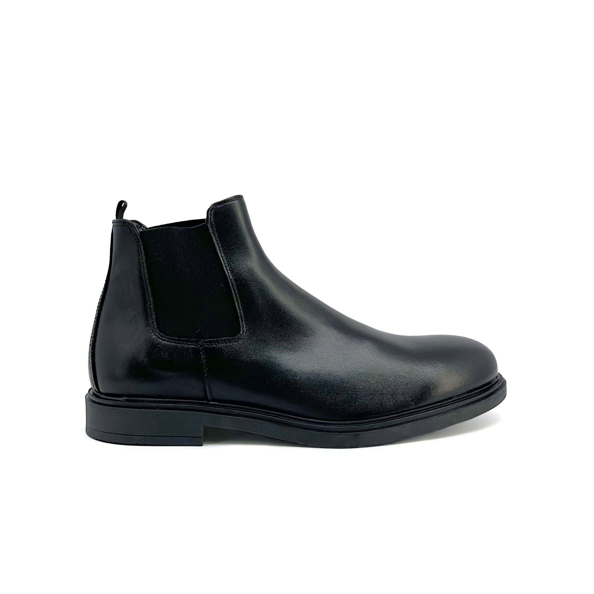 bottines-femme-cuir-italienne-006kdh-1.jpg Bottes Chelsea en cuir noir Martino – Image 1
