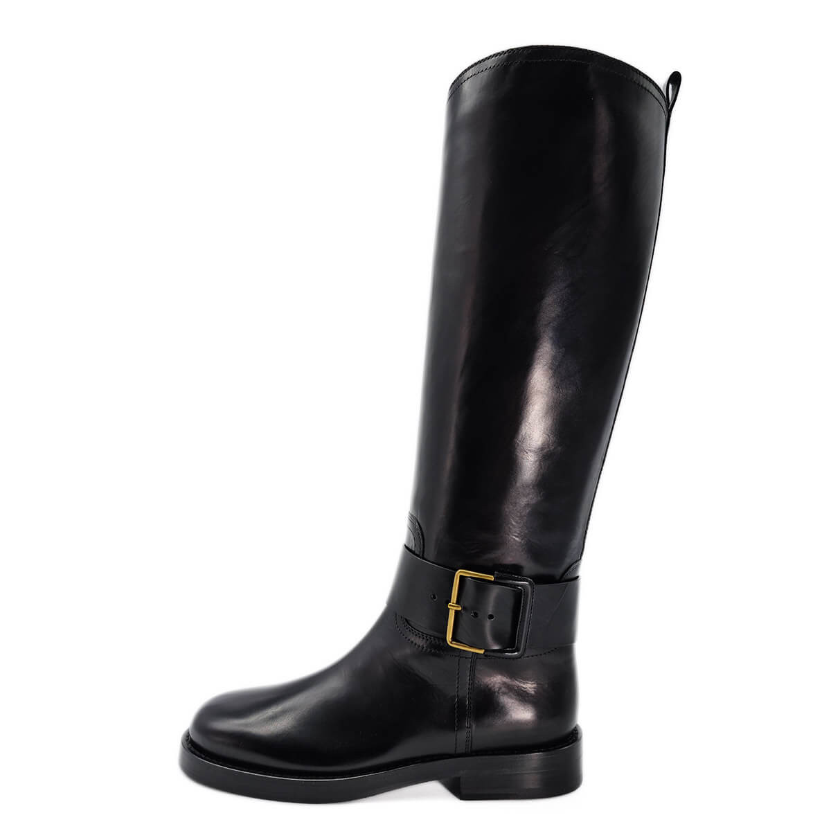 bottines-femme-cuir-italienne-346pkg-1.jpg Botte luxe femme en cuir noir Sartore Scarpe – Image 1
