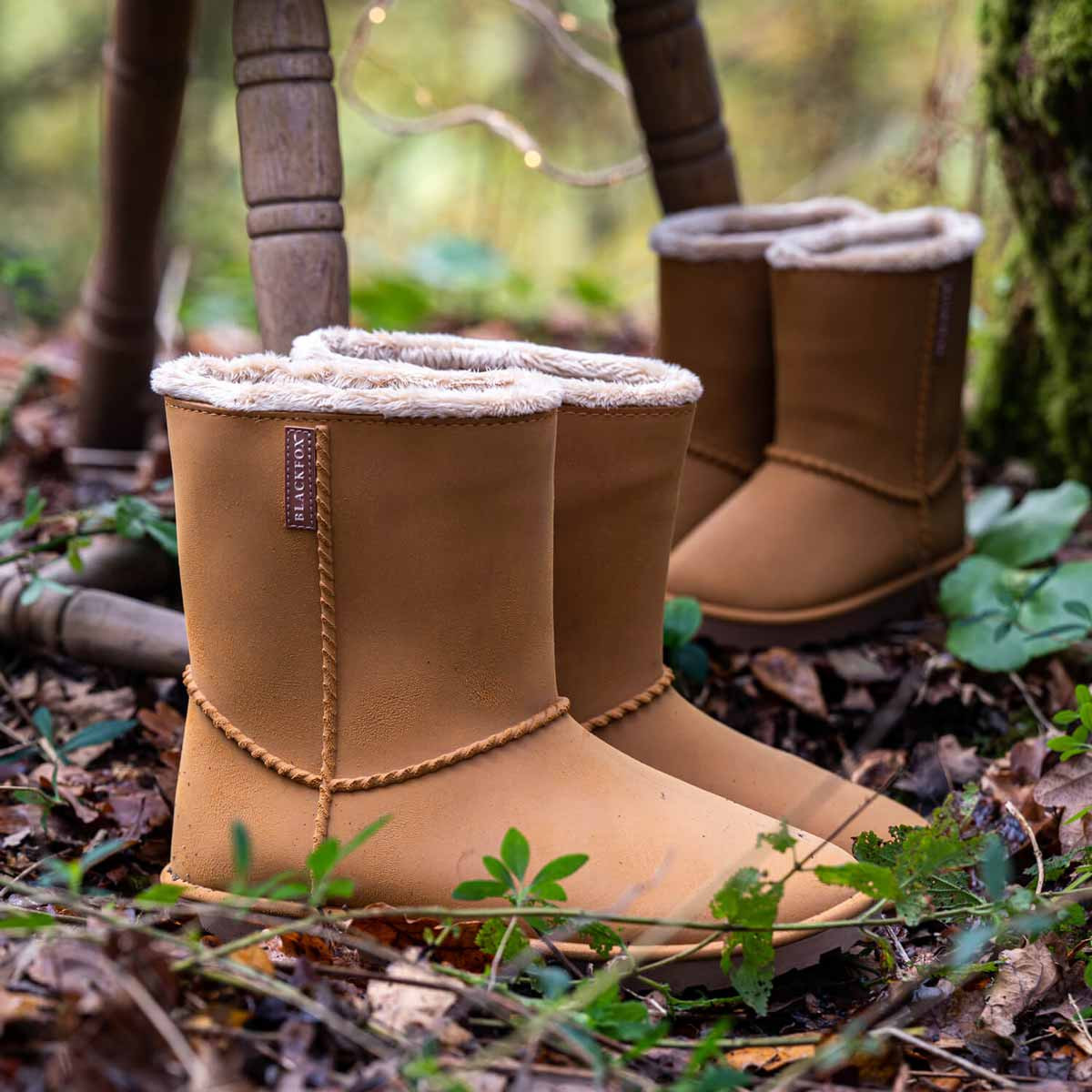 bottines-fourrees-femme-416dzw.jpg Bottine fourrée femme et homme Cheyenne ocre – Image 1