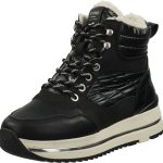 Bottines MUSTANG tendance, à lacets, pour femme, 1480 602 9, noires