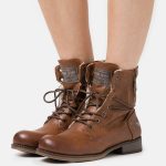 Mustang Bottines à lacets cognac ZALANDO.FR