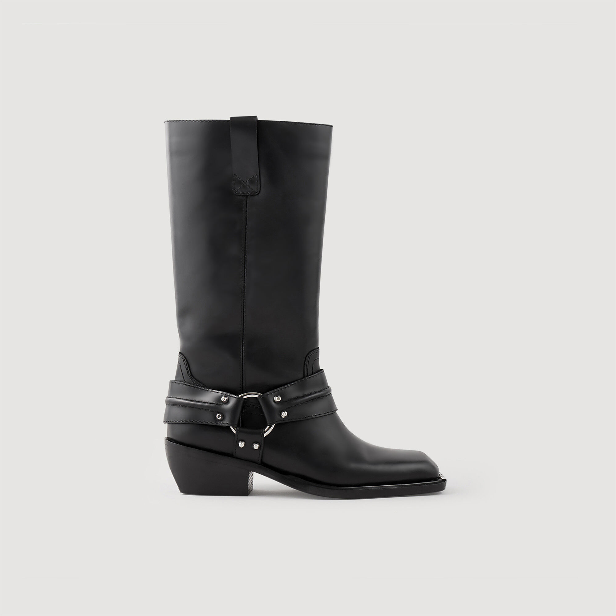 bottines-sandro-457ekd-1.jpg Sandro Paris Bottines Sandro Noires Sandro Paris Botte Sandro Bottines Sandro Beige Sandro Botte Femme – Image 1