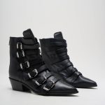 Bottines/Boots Matière Lisse Noir Zadig & Voltaire Femme 2469436 noir00 | Modz