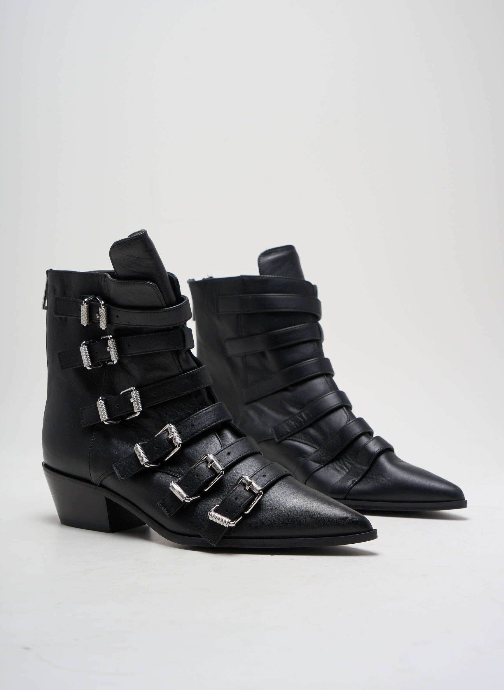 bottines-zadig-et-voltaire-053rjx-1.jpg Bottines/Boots Matière Lisse Noir Zadig & Voltaire Femme 2469436 noir00 | Modz – Image 1