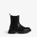 Bottines Chelsea Fille Noir Cuir | Zadig&Voltaire