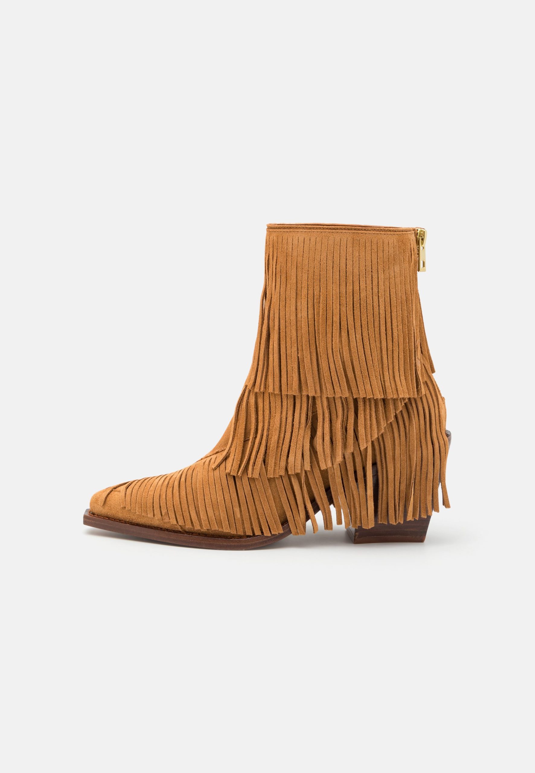 bottines-zadig-et-voltaire-275jjb-1.jpg Zadig & Voltaire CARA BOOTS FRINGES Bottines de cowboy / motard heritage/havane ZALANDO.FR – Image 1