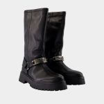 Bottines Angie Smooth Zadig & Voltaire Cuir Noir