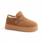 Firy Bottes Chaussures Fourrées Femme Tendance et Confortable Daim