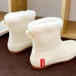 Générique Chaussures Cuir Remonte Imperméables Femme Bottines Fourrées Chaudes pour Pluie et Jardin Bottes Souples en Caoutchouc : Amazon.fr: Mode