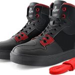Grapelet Chaussures Moto Homme Botte Moto Hommes | Respirantes,décontractées avec Cuir renforcé,Bracelets de Cheville,antidérapantes,Fermeture à glissière latérale : Amazon.fr: Auto et Moto