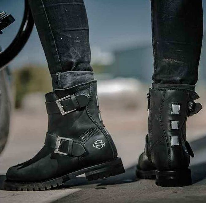 chaussure-moto-femme-045yzv-1.jpg CHAUSSURES BOTTES BREMERTON Femme HARLEY DAVIDSON – Image 1