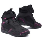 Chaussures Moto Femme Rebelhorn SPARK II LADY Noir Rose Fluo Vente en Ligne Outletmoto.eu