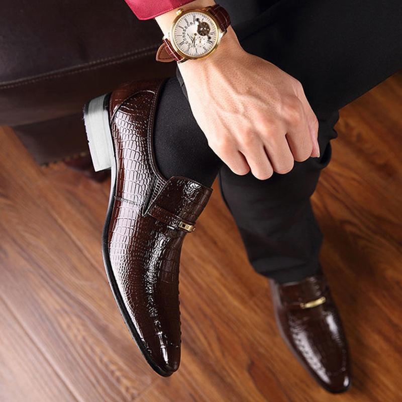 chaussures-homme-cuir-006vqw-1.jpg Acheter Chaussures en Cuir décontractées pour hommes chaussures habillées d'affaires chaussures Oxfords de Style britannique chaussures de mariage grande taille 38 48 Chaussure Homme Cuir | Joom – Image 1