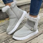 Neige Chaussure Hiver Talon Bottes Hiver Femme Botte De Neige FourrÃ©e Femme Botte Hiver