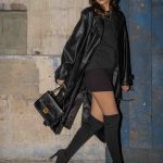Bottes cuissardes chaussette à talon Serena