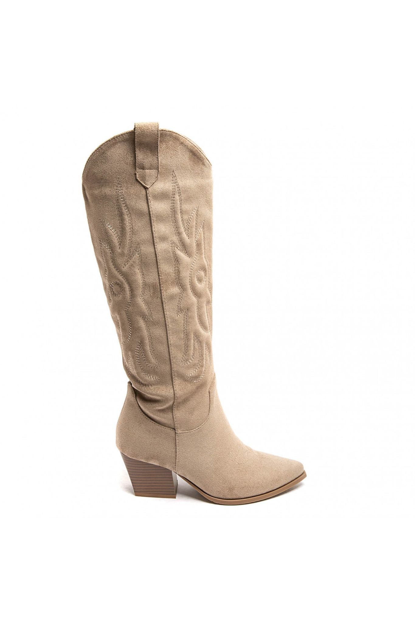 santiag-206zqq-1.jpg Santiags Mira – haute Kaki 36 / Beige – Image 1
