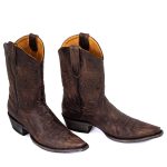 Bottes santiags en cuir marron Nevada chocolate Santiags homme